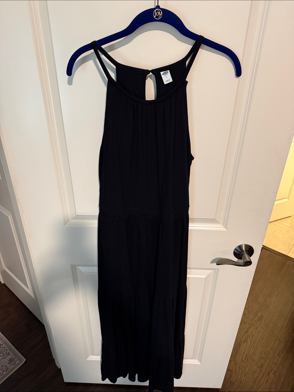 Old Navy Black Sleeveless Maxi Dress